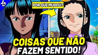 AS MAIORES COISAS QUE NÃO FAZEM SENTIDO EM ONE PIECE!