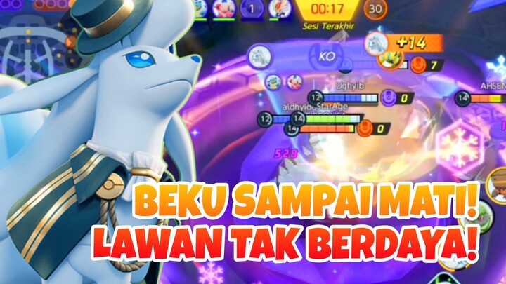 BEKU SAMPAI MATI! LAWAN TAK BERDAYA! - Pokemon Unite Moments