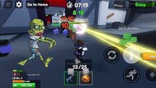 APAKAH AKU BISA MENGALAHKAN SEMUA ZOMBIE🧟‍♂️ DAN ROBOT RAKSASA-GAMEPLAY ZOMBIE HUNTER ROBLOX#roblox