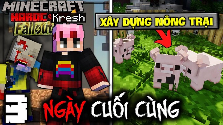 MINECRAFT NGÀY CUỐI CÙNG TẬP 3: XÂY DỰNG NÔNG TRẠI NUÔI HEO...