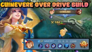 Guinevere OVER DRIVE Build | Top Global Guinevere | 21 Kills | MOBILE LEGENDS✓