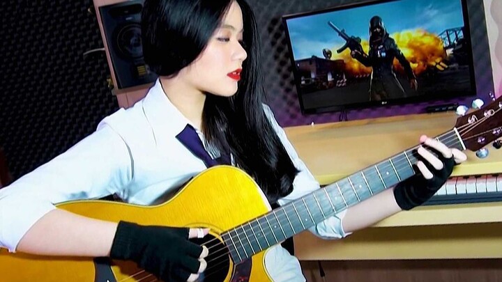 【Guitar Fingerstyle-On My Way】Girl Musician Plays and Sings Top Songs of Electronic Music Leaders Al