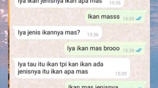 percakapan teman sendiri😂