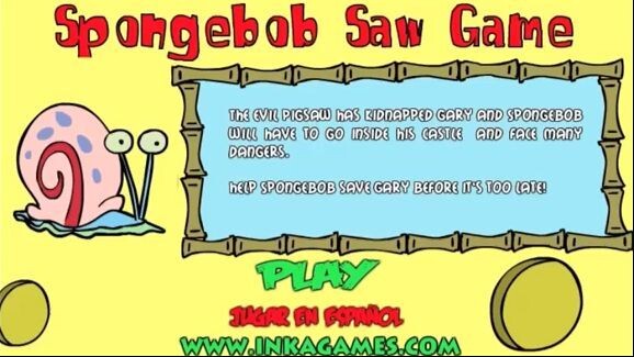 Spongebob Saw Game
