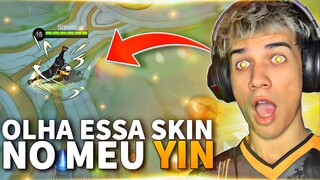 CHEGOOUUU A NOVA SKIN DO YIN M WORLD !!! A MELHOR ? - MOBILE LEGENDS