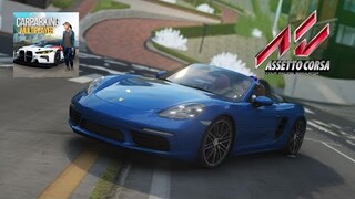 Porsche 718 Boxster in Car Parking Multiplayer map in AC