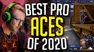 THE BEST PRO ACES OF 2020 IN CS:GO! (RIDICULOUS PLAYS!)
