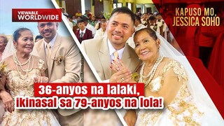 36-anyos na lalaki, ikinasal sa 79-anyos na lola | Kapuso Mo, Jessica Soho