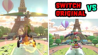 Mario Kart 8 Deluxe - New DLC Tracks Comparison (Switch vs. Original)