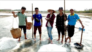 Đi thăm ruộng muối và ăn Bánh canh tôm tích ngon nhất Cần Giờ| ÁNH KUA