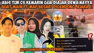 SELESAI TUR CS GUA DIAJAK ANAK DEWA BUAT FT DI MAP BESAR😭 DIGENDONG ANAK ESPORT AUTO JUARA😋