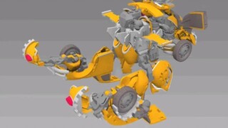 [Transformers] TC [Bumblebee Movie] Bumblebee Transformation Animation Demonstration