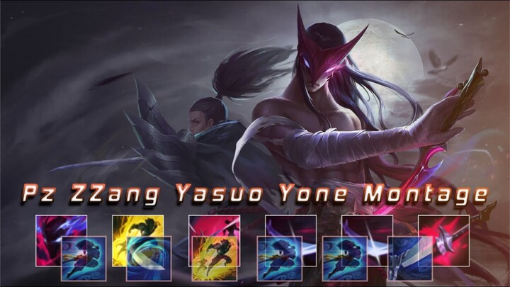 Pz ZZang Yasuo Yone Montage 2021 - #1 Korea Challenger Yasuo & Yone ( League of Legends ) 4K