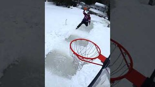 Ice Dunk 4.0 - Coming in Hot #shorts