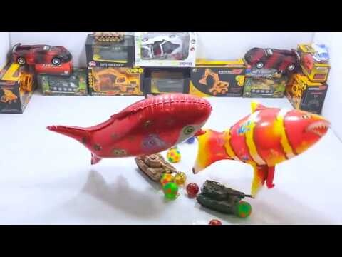 Pretend Play Fishing Camping Toys Fish Toys for Sea Animals! Kids Fun Play Toys Activities