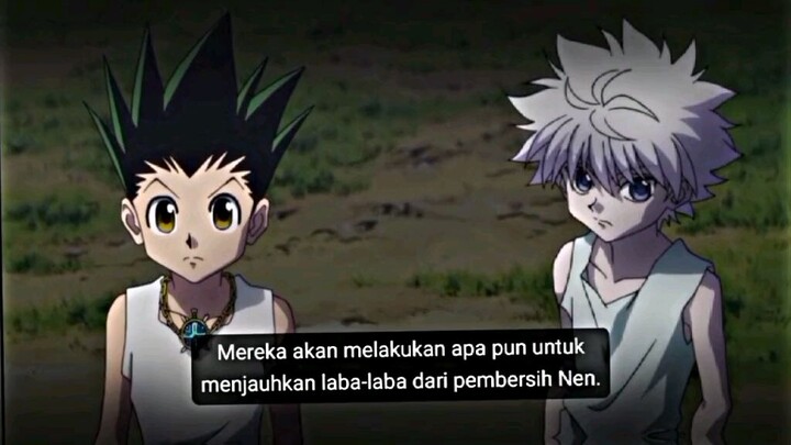 astaghfirullah cukup hisoka,CUKUP AKU SUDAH TIDAK KUAT MELIHAT MUU:'> /pingsan