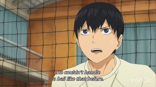 kageyama first toss for hinata!!  😍😍😍