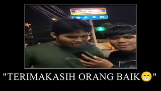 "Terimakasih Orang Baik😁"...