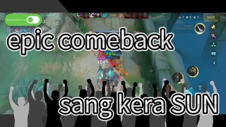 MLBB || Epic Comeback dari SUN