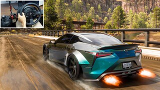 800HP LEXUS LC 500 - Forza Horizon 5 | Thrustmaster T300RS gameplay