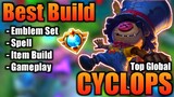 Cyclops Best Build 2021 | Top 1 Global Cyclops Build | Cyclops - Mobile Legends