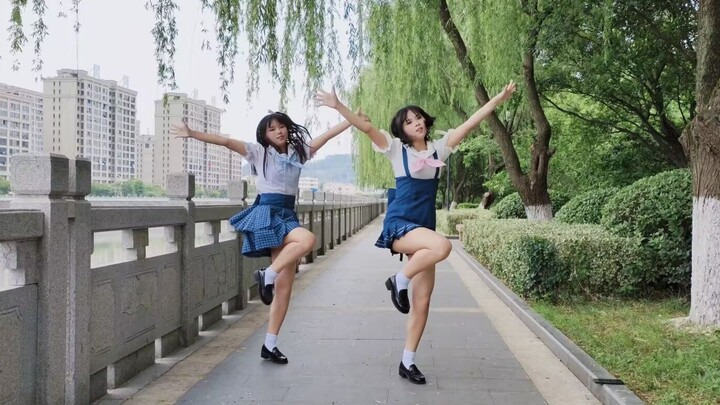 夏色えがおで1,2,Jump!双人翻跳