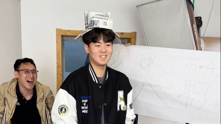 This kid’s college entrance exam is over—back home, and straight to work like a donkey for two days.