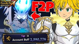 I Challenged the Bird Boss with my new F2P Account! | Seven Deadly Sins: Grand Cross