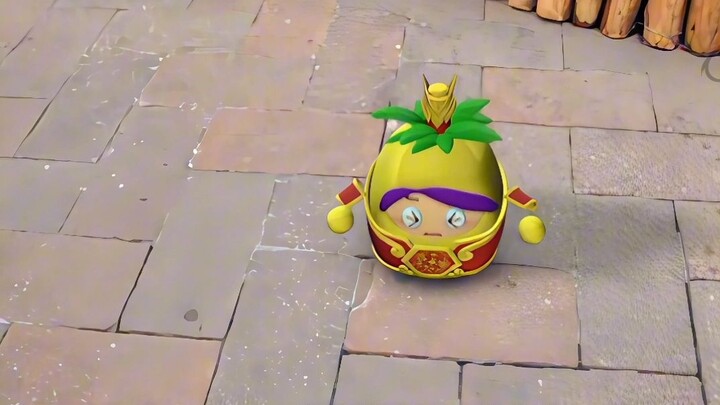 ตอนจบของ Fruity Attack 3, Pineapple Head เดินทางไปยังโลกมนุษย์