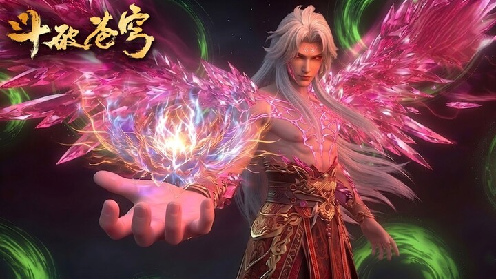 Pertempuran episode 202 Xiao Yan Tubuh Api Pemusnah VS Raja Naga Iblis 🔥