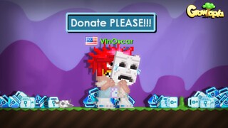 YOU Donate 1WL you Get 10WLS!! | GROWTOPIA!