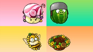 【杂交版】12月植物新皮肤展示