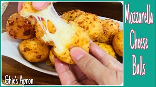 Mozzarella cheese balls | 3 Ingredients only | Ghie’s Apron