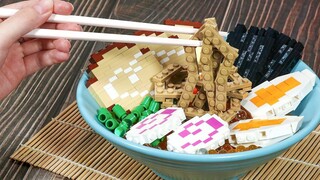LEGO Ramen \ Super Easy Asian Ramen สูตร - Stop Motion Cooking & Lego ASMR