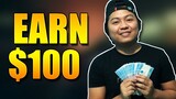 KUMITA NG $100 SA PAG LALARO NG GAMES! - App Review #1