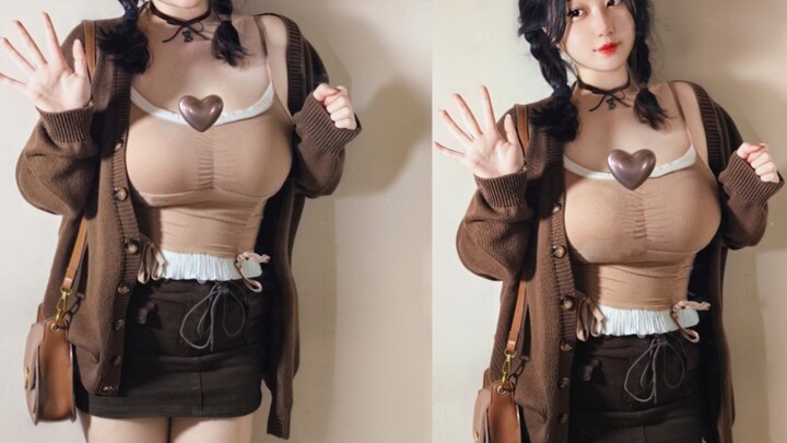 Ootd | Early Autumn Outfit in Brown Tones for Plus-Size Girls | 5G-style Chic for the Start of Autum