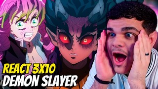 MITSURI VS ZOHAKUTEN! ELA TEM A MARCA! DEMON SLAYER EP 10 TEMPORADA 3 - REACT (KIMETSU NO YAIBA)