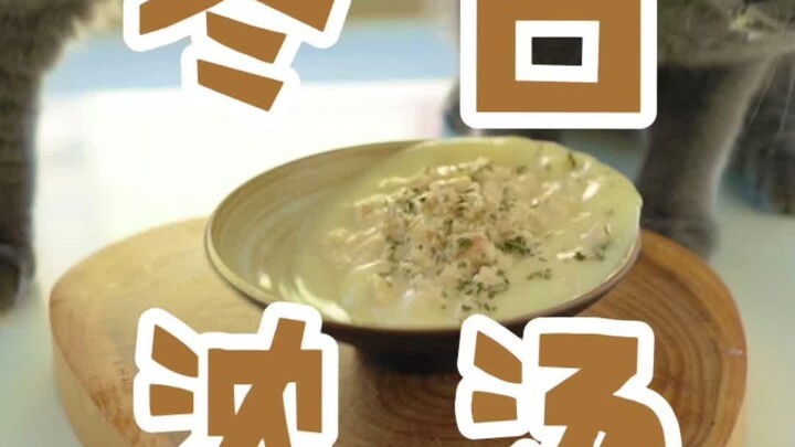 Mùa đông đến rồi, mau chuẩn bị cho bé mèo một bát súp mùa đông ấm nóng nào! #CơmTựLàmChoMèo #CơmMèo 