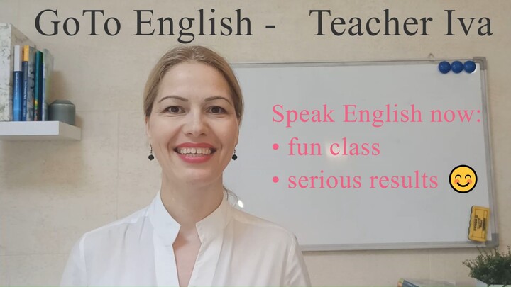 GoTo English school - Teacher Iva