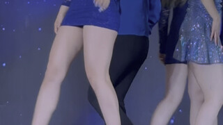 Fiestar—กระโปรงทรงสะโพกสีน้ำเงินกระจก