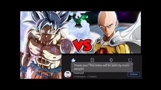 GOKU VS SAITAMA