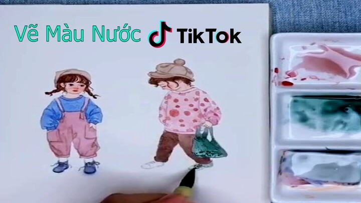 Nghệ Thuật Vẽ Tranh Màu Nước Đỉnh Cao Của Bậc Thầy TikTok  | Amazing Watercolor painting on Tiktok