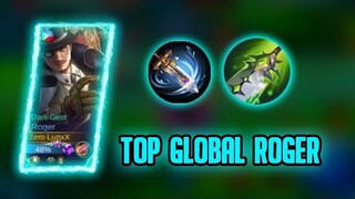 HOW I USE ROGER WITH AGREESIVE DAMAGE AND PERFECT BUILD SET - MLBB