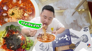 Trying Korean Food in Malaysia! Flounder Sashimi, Sashimi Ramen & Bibimbap you may never seen before