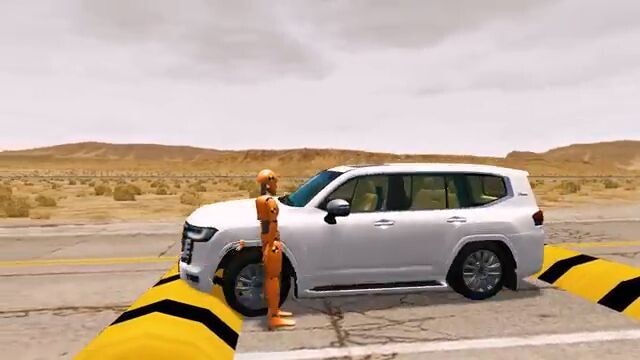 Flatbed Truck Mcqueen  _ Transportation with Truck - Pothole vs Car _504 - BeamN