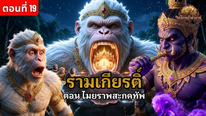 รามเกียรติ์ ตอนที่ 19 ไมยราพสะกดทัพ เวทย์มนต์ใต้บาดาล | พลิกหน้าตำนาน