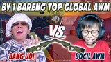 BANG UDI VS BOCIL! PERTARUNGAN SENGIT TOP GLOBAL AWM VS BOCIL AWM! - GARENA FREE FIRE INDONESIA