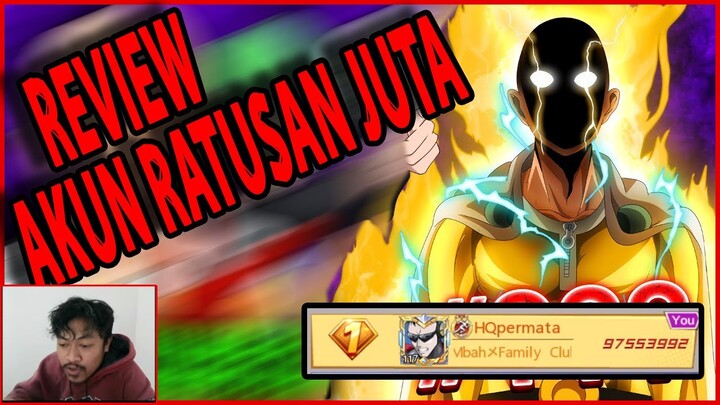 🔥🔥REVIEW MANTAN AKUN THE DOCTOR!! AKUN TOP UP RATUSAN JUTA BOSS!! - ONE PUNCH MAN The Strongest