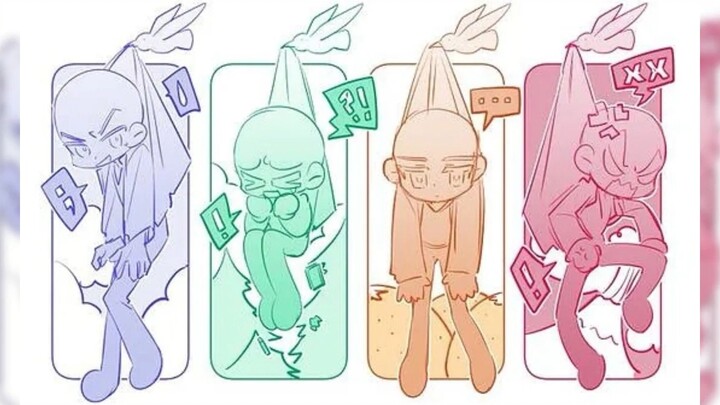 【Mẫu vẽ】Tài liệu tham khảo cơ thể người phong cách Q-Style!!