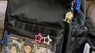 Pain Bag Sharing/Daily Versatile Black Backpack Suitable for Students